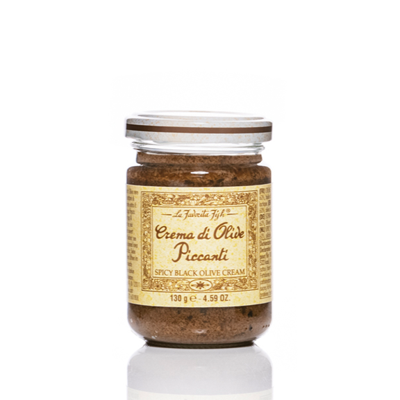 La Favorita Crema di Oliva Nere Piccante