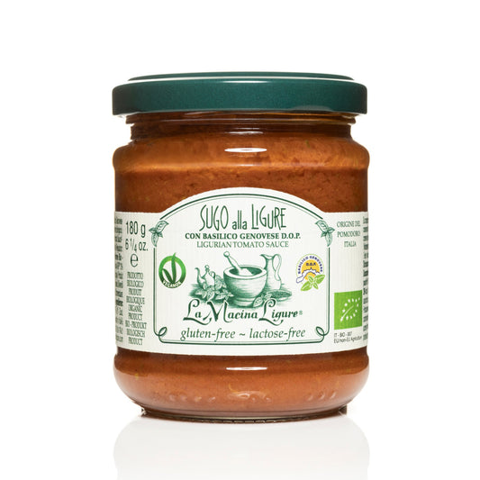 La Macina Ligure Organic Ligurian Tomato Sauce with Basil